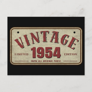 Antieke 1954 Limited Edition Alle Originele Onderd Briefkaart