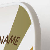 Antieke 1973 Custom Pickleball Paddle (Links Detail)