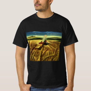 Antieke agrarische boerderij, tarweverbouw t-shirt