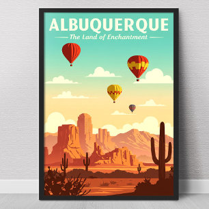 Antieke Albuquerque Poster