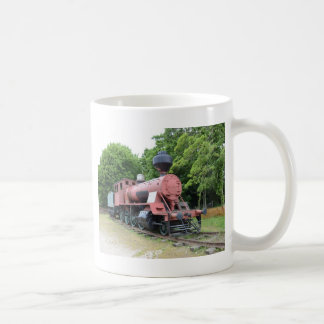 Antieke Amerikaanse Stoomlocomotief Koffiemok