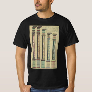 Antieke Architectuur, de 5 architecturale orden T-shirt