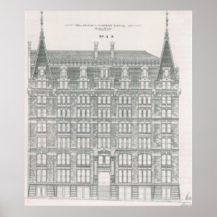 Antieke Architectuur, Delaware & Hudson Canal Co. Poster