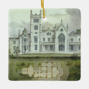 Antieke architectuur, plattegronden van Frans kast Keramisch Ornament