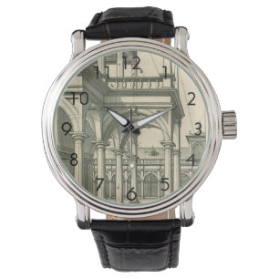 Antieke architectuur, Romeinse binnenplaats met zu Horloge