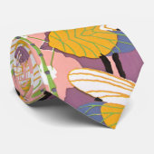 Antieke Art Deco Jazz Pochoir Tuin Libellen Stropdas (Opgerold)