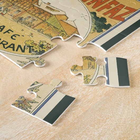 Antieke Art Nouveau, Bier Bar Restaurant en Cafe Legpuzzel (Zijkant)