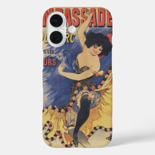 Antieke Art Nouveau Danseres Franse Poster iPhone 16 Hoesje