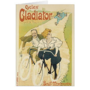 Antieke Art Nouveau, Gladiator Cycles fietsen