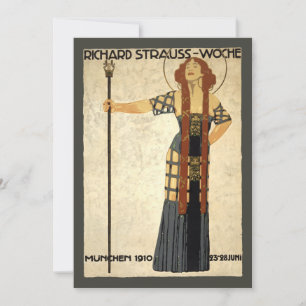 Antieke Art Nouveau Richard Strauss-Woche, München