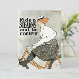 Antieke Art Nouveau, Ride a Sterns Bicycles fietse