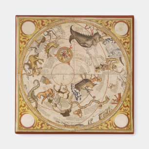 Antieke astronomie, hemelplanisfeer sterrenkaart magneet