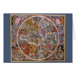 Antieke Astronomie, kaart van Christelijke sterren