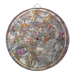 Antieke Astronomie, Kaart van Christelijke Sterren Dartbord