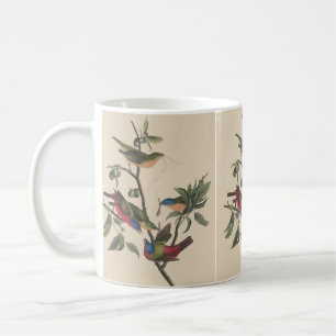Antieke Audubon Geschilderde Gors Kleurrijke Vogel Koffiemok