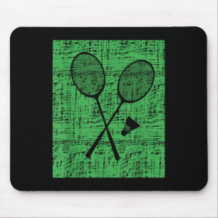 Antieke Badminton Rackets En Shuttle Muismat