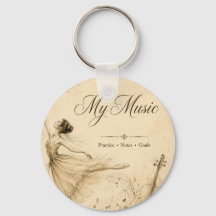 Antieke balletterie sleutelhanger