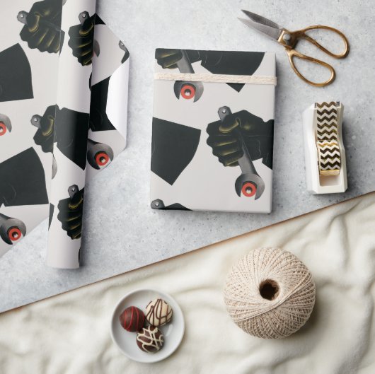 Antieke bedrijfs-, productiefabrieksmachinist cadeaupapier (Crafts)