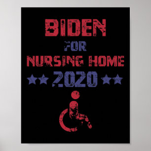 Antieke Biden Voor Verpleeghuis Anti Biden Pro Tru Poster
