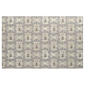 Antieke Bijen en Krantenpapier Print Stof (Fat Quarter)