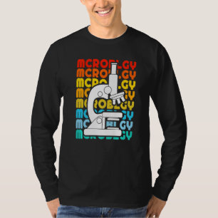 Antieke Biologie Bioloog Microscoop Microbiologie  T-shirt