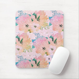 Antieke Bloem Monogram Muismat