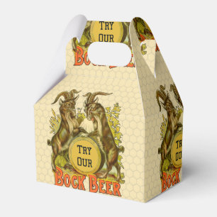 Antieke Bockbierposter: Oude Geit Saloon Bar Bedankdoosjes