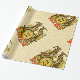 Antieke Bockbierposter: Oude Geit Saloon Bar Cadeaupapier