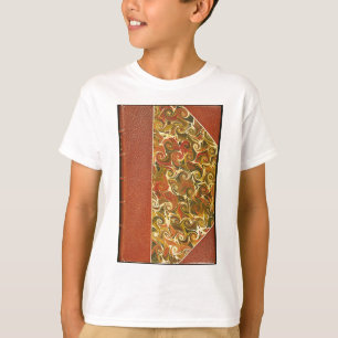 Antieke Boekomslag, Sierlijke Spiraalpatroon T-shirt