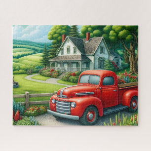 Antieke Boerderij Truck Legpuzzel