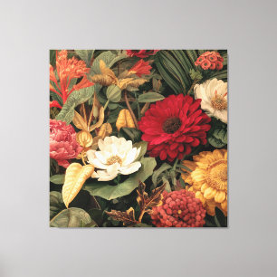 Antieke botanische illustratie canvas afdruk