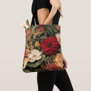 Antieke botanische illustratie draagtas
