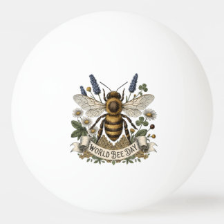 Antieke botanische illustratie voor Wereld Bijenda Pingpongballen