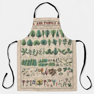 Antieke Botanische Schoolkaart Vintage Natuur Schort