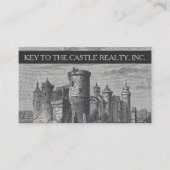 Antieke burcht | illustratie visitekaartje (Voorkant)