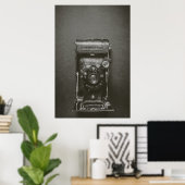 Antieke Camera Poster (Thuiskantoor)