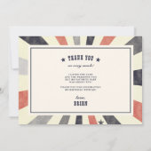 Antieke Circus Foto Bedankkaart (Achterkant)