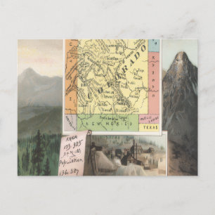 Antieke Colorado USA Briefkaart