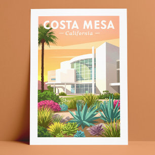Antieke Costa Mesa Californië Briefkaart