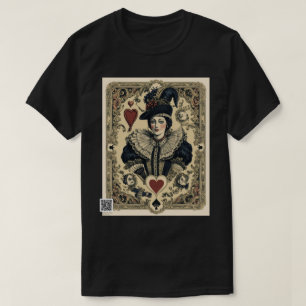 Antieke Deck Harten Vrouw T-shirt