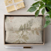 Antieke Decoupage Tissuepapier met Wilde Bloemen (Geschenk)