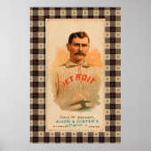 Antieke Detroit-honkbalposter Poster (Voorkant)