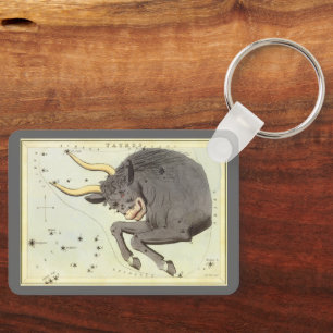 Antieke Dierenriem Astrologie Stier Sterrenbeeld Sleutelhanger