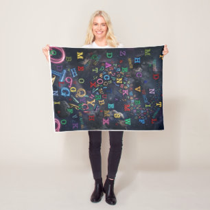 Antieke Dierenriem Sterrenbeeld Alchemistische Kaa Fleece Deken