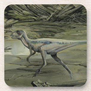 Antieke dinosauriërs, een Krijt Hypsilophodon Drankjes Onderzetter