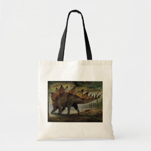 Antieke dinosauriërs, Stegosaurus, staart met spik Tote Bag