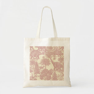 Antieke dinosaurus toile patroon prehistorische ju tote bag