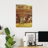 Antieke draaimolen poster (Thuiskantoor)