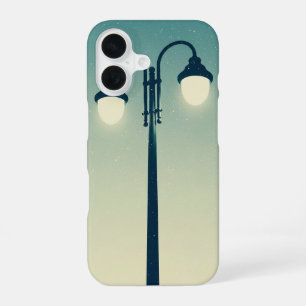 Antieke dubbele straatlantaarn iPhone 16 hoesje