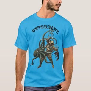Antieke duiker met een octopus en een kreeft URM T-shirt